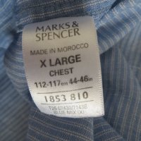 Мъжка риза с дълъг ръкав от лен Marks & Spencer  , снимка 5 - Ризи - 26518382