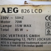 Шевна машина AEG (826 LCD)АЕГ за части, снимка 2 - Резервни части за машини - 27817088