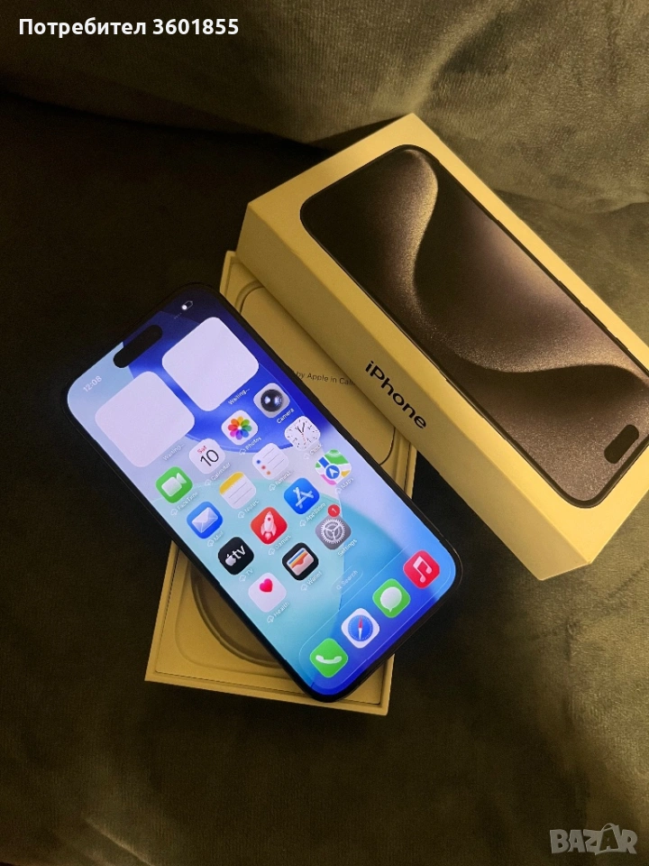 iPhone 15 PRO 128GB Blue Titanium , снимка 1