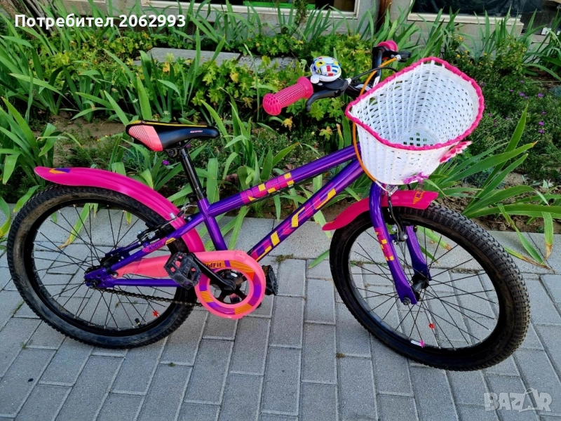 велосипед драг / drag детски за момиче. 20 цола., снимка 1