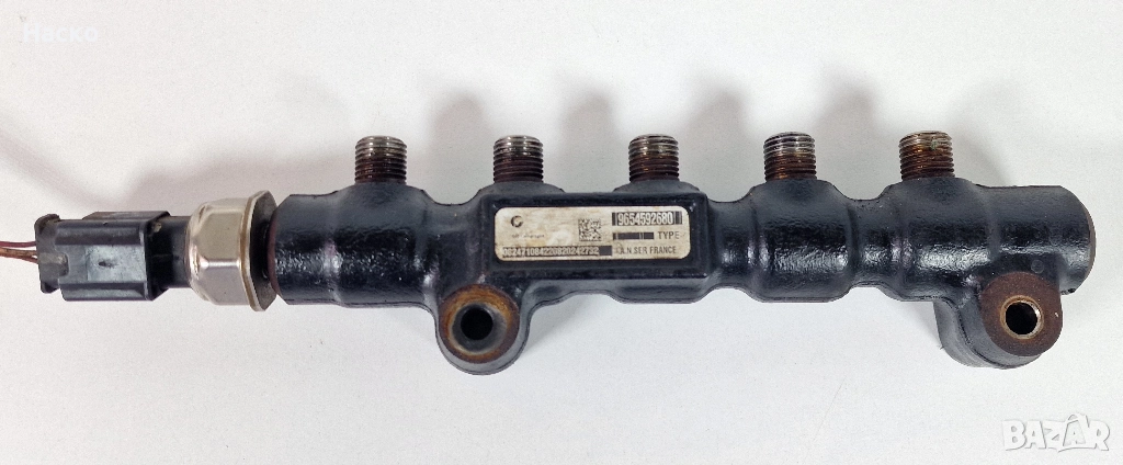 Горивна Рейка Рейл Датчик 1.6 HDI Citroen C2 C3 C4 C5 Ford Peugeot 407 207 307 9654592680 9658227880, снимка 1