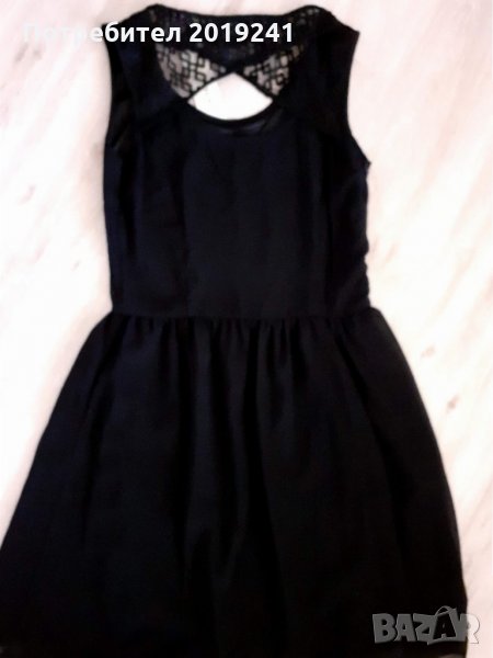 Нова ефирна черна рокля , снимка 1