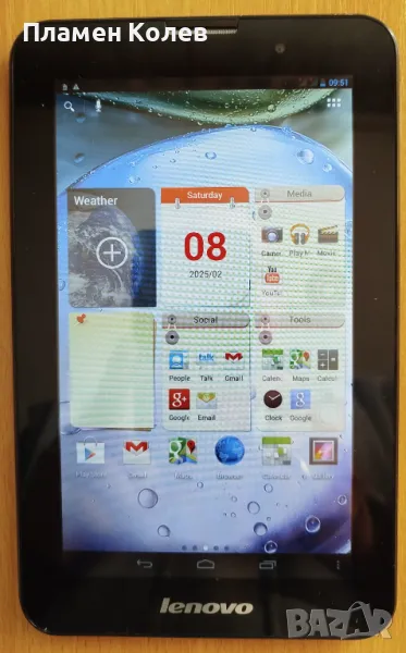 Таблет Lenovo, абсолютно запазен, работи перфектно, снимка 1