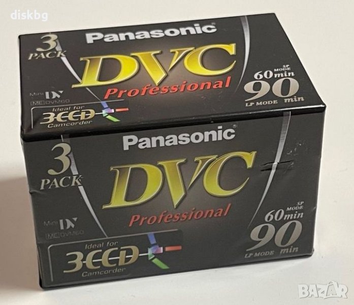 Нова професионална miniDV касета Panasonic 60min за видео камера, DVC касети запечатани, снимка 1