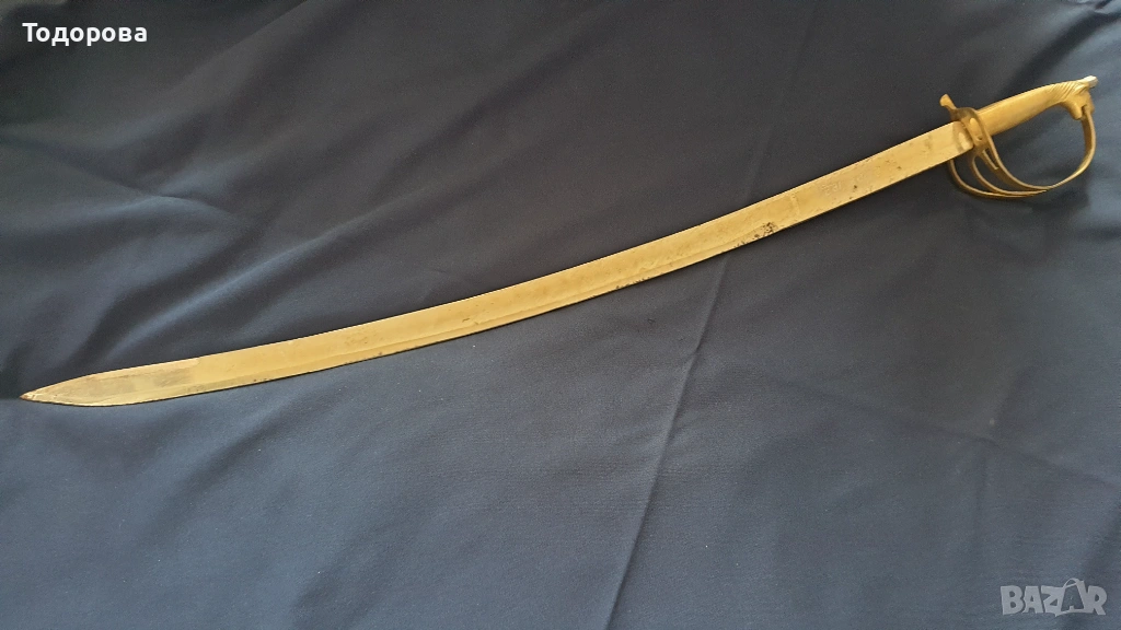 Индийска сабя с  месингова дръжка, снимка 1