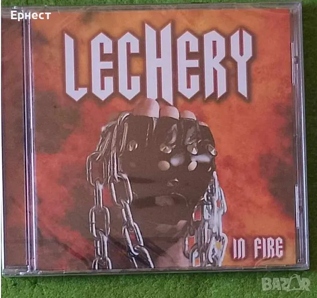 хеви метъл-пауър метъл Lechery – In Fire CD , снимка 1