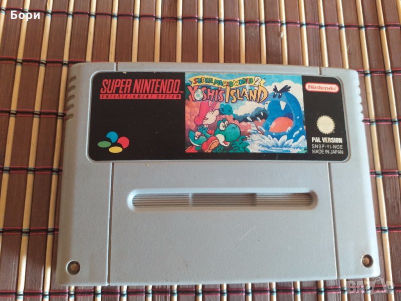 Super Mario World 2 Yoshi’s Island – PAL Nintendo SNES game, снимка 1