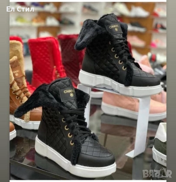 📌#дамски #боти #с #пух Размер 36 37 38 39 40 Цена 70лв/35.79 € Еконт , снимка 1