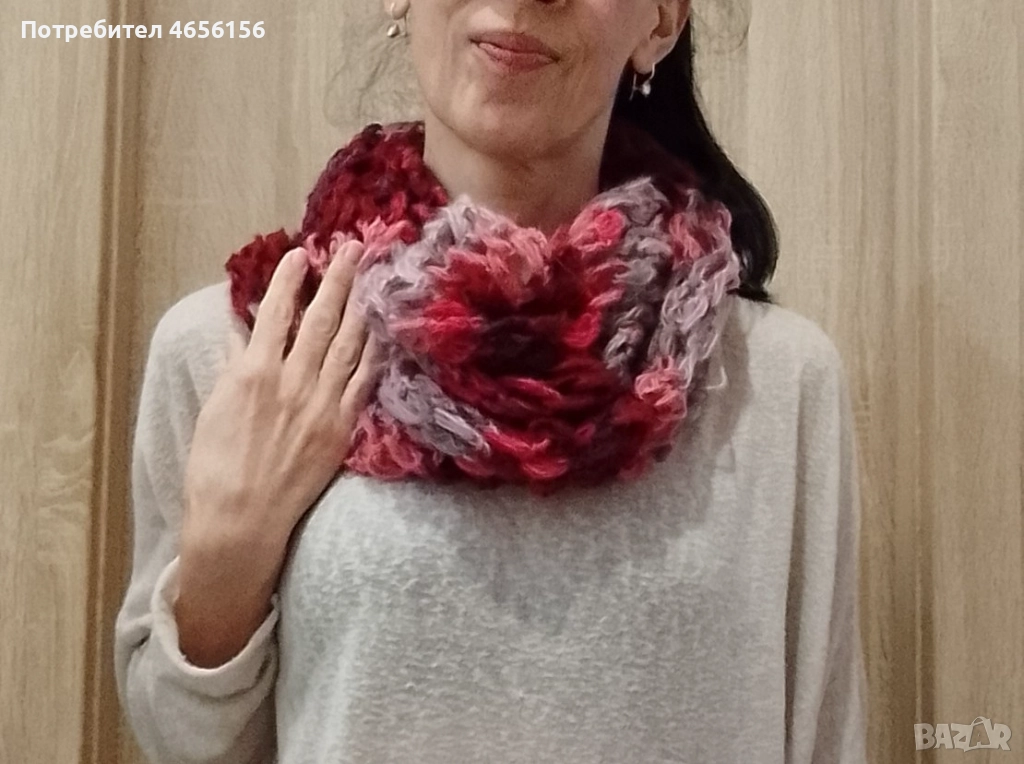 Шалове снуд или шал-яка + подарък+ доставка 28 лв, снимка 1