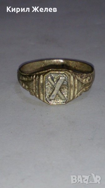Старинен пръстен сачан над стогодишен орнаментиран - 73311, снимка 1