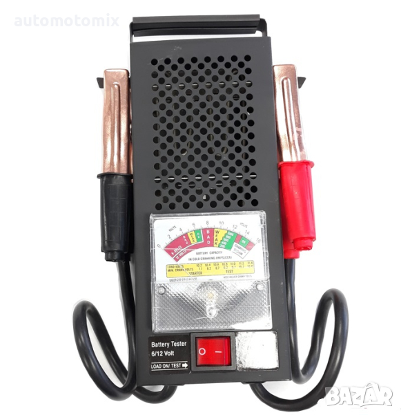 ТОВАРНА ВИЛКА - ВОЛТМЕТЪР,Тестер за акумулатор - 034, снимка 1