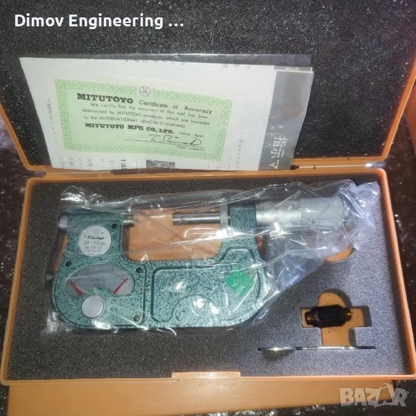 Микрометър пасаметър 25-50мм Mitutoyo , снимка 1