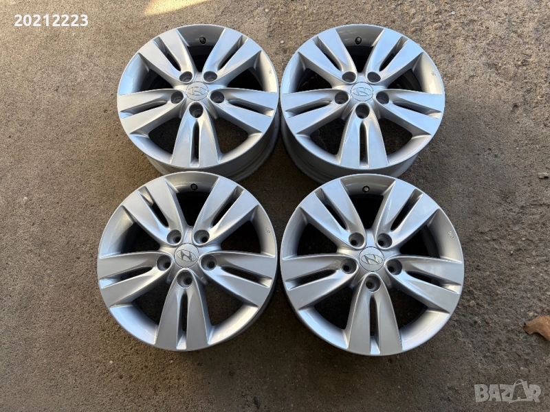 4 броя алуминиеви джанти за Hyundai IX20 16, снимка 1