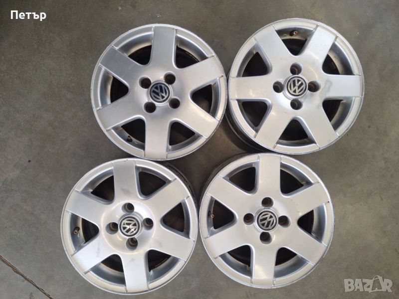 АЛУМИНИЕВИ ДЖАНТИ ЗА ФОЛКСВАГЕН/МАЗДА ТОЙОТА / -4Х100Х57-14 цола, снимка 1