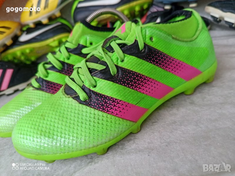 adidas® original , КАТО НОВИ, N- 33 - 34,резидави,футболни обувки бутонки,калеври,вратарски бутонки, снимка 1