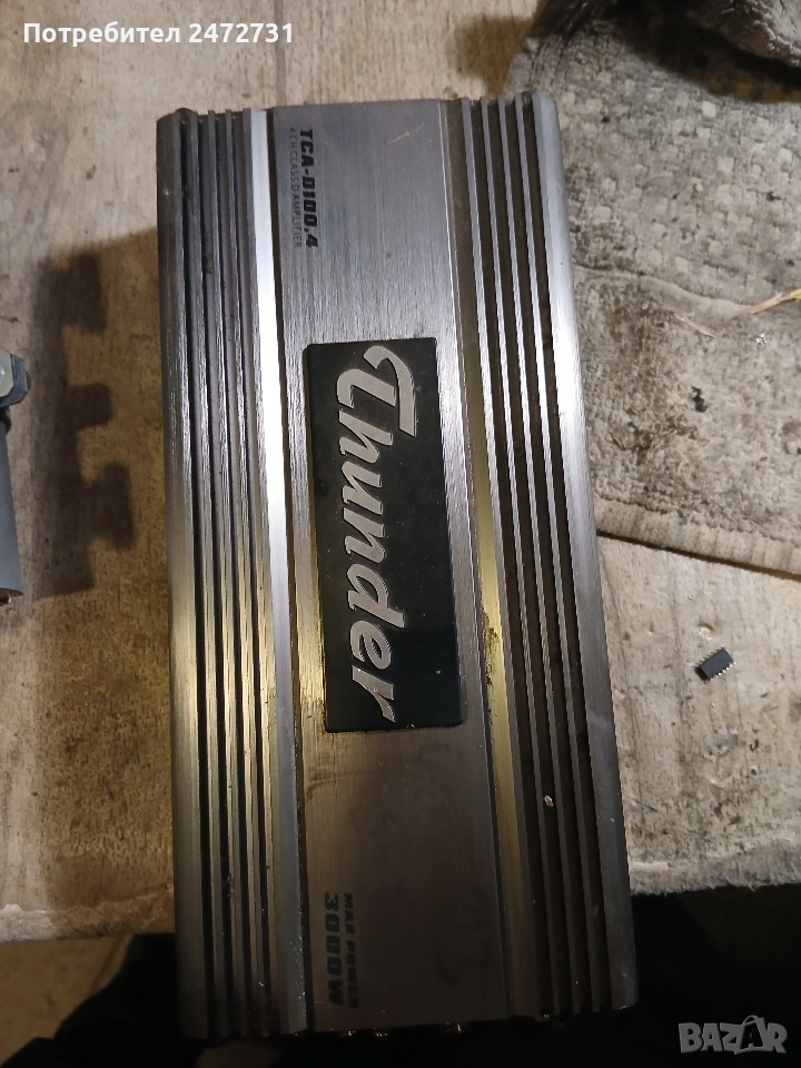 Усилвател thunder повреден , снимка 1