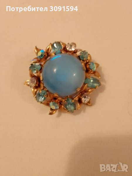 Винтидж съветска брошка Бронз, снимка 1