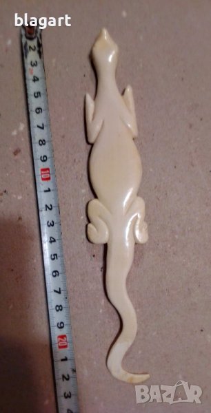 слонова кост-саламандър, снимка 1