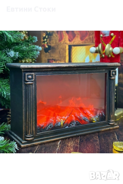 Декоративна LED камина с ефект на тлеещи въглени - уют и стил за вашия дом, снимка 1