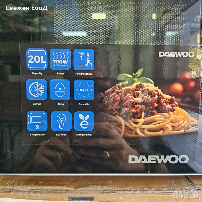 микровълнова фурна DAEWOO - 20L., снимка 1