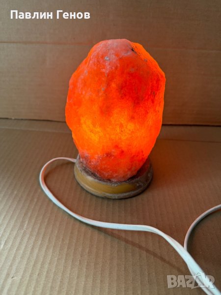 Настолна лампа хималайска сол, снимка 1