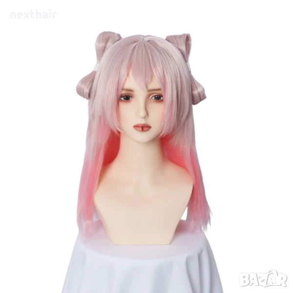 Аниме косплей розова перука Honkai Star Rail March high quality cosplay, снимка 1