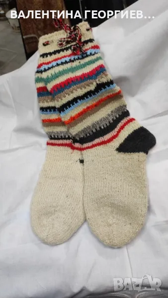 Чорапи ръчно плетени , снимка 1