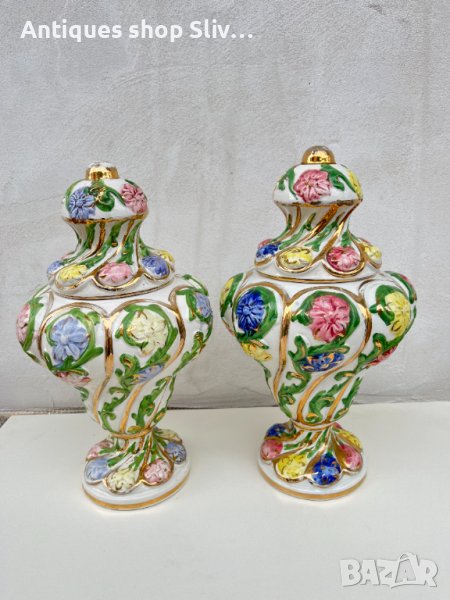 Италянски порцеланови урни / вази. №2275, снимка 1