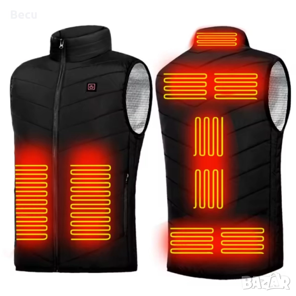 Електрически отопляем елек за зимния период с USB захранване - Unisex, снимка 1