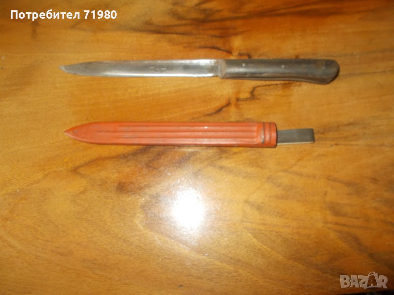 Стар нож с кания, снимка 1