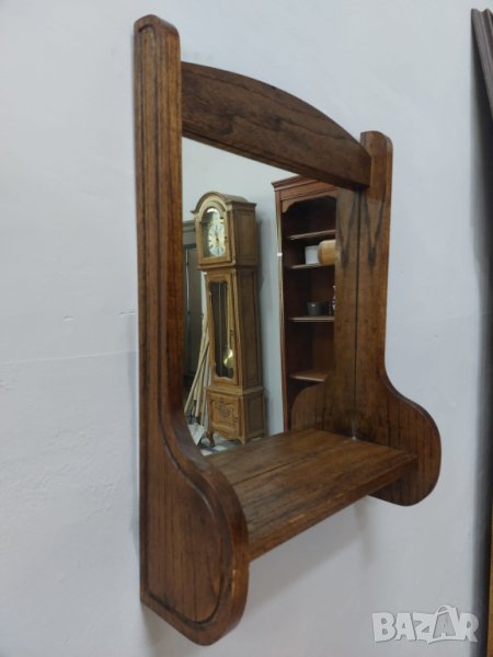 Огледало с корпус от дъбов масив, снимка 1
