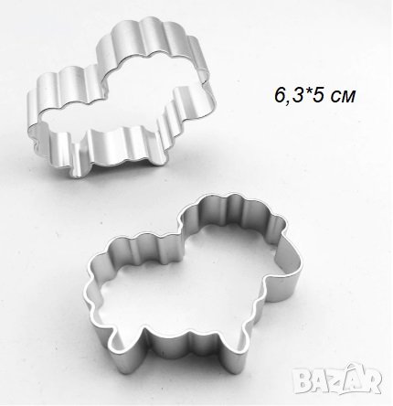 Агне Овца метална форма резец украса торта фондан сладки др., снимка 1