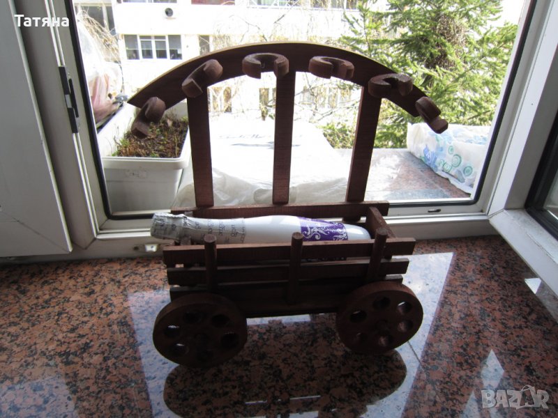 количка за аранжиране на цветя  или висящи чаши и бутилка ; ВАЗА за   ОРХИДЕИ / ХОЛАНДИЯ/ ;, снимка 1