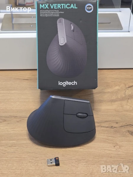 Ергономична Мишка Logitech MX Vertical , снимка 1