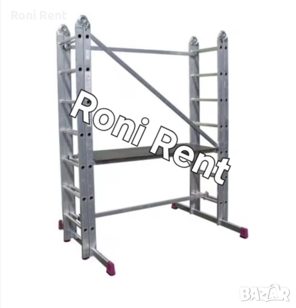 Под Наем!Подвижно скеле 4 метра., снимка 1