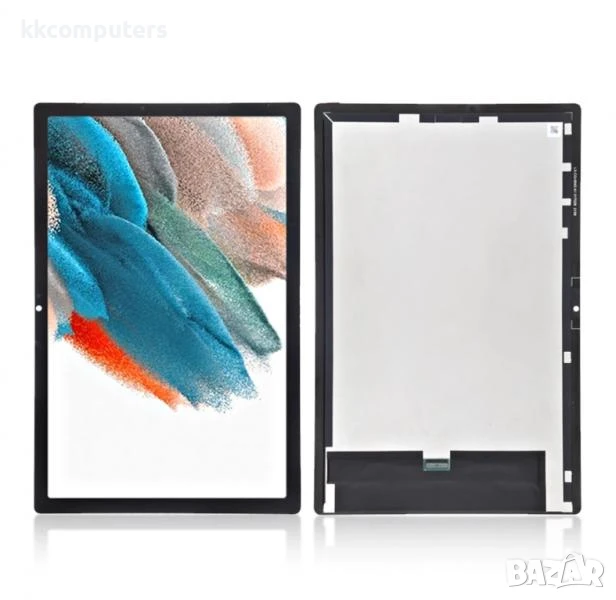 LCD Дисплей за Samsung SM-X200 / X205 (TAB A8 10.5 WIFI/4G 2021) Тъч скрийн (Без Рамка) Черен / Ориг, снимка 1