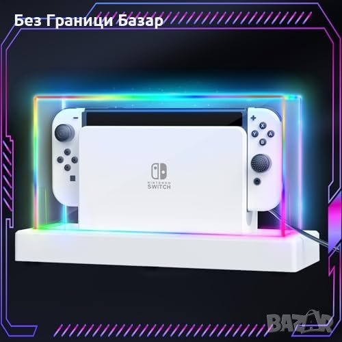 Нов LED Защитен Кейс Nintendo Switch OLED - Водоустойчив, Цветен, снимка 1