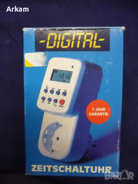 Електронен таймер, реле за време, седмичен, 220V, 16A, 3500W, снимка 1