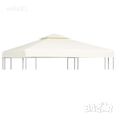 vidaXL Покривало за шатра, резервно, кремаво-бяло, 310 г/м², 3х3 м(SKU:40874, снимка 1