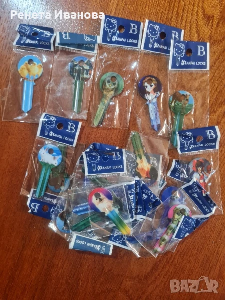 Цветни заготовки за ключове , снимка 1