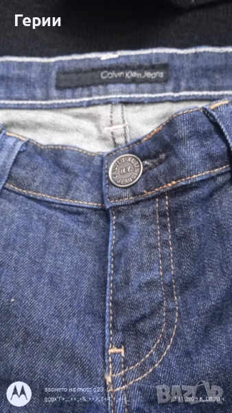  Дънки блуза Kalvin Clein Benetton, снимка 1