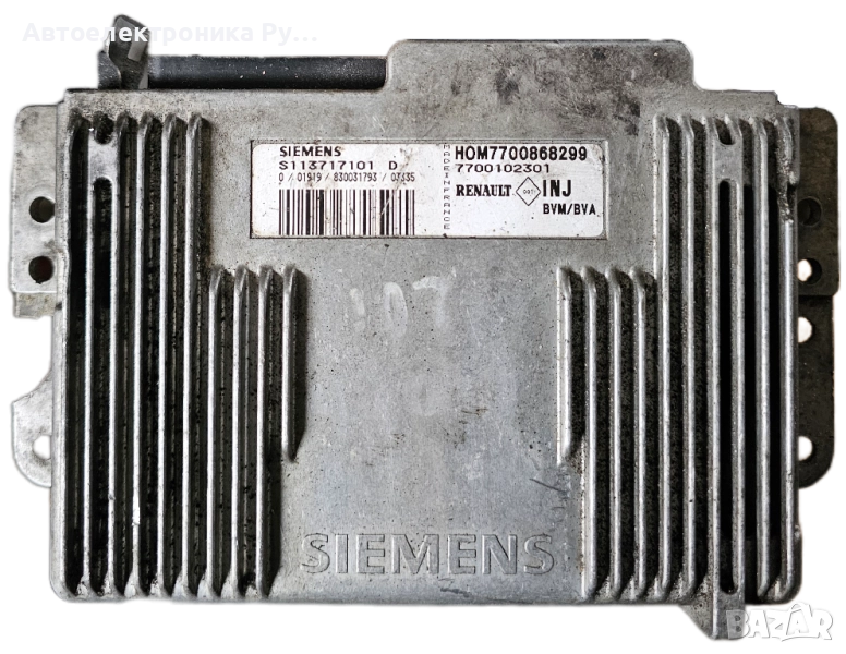 компютър, S113717101D, 7700868299, 7700102301, Renault Megan Siemens, снимка 1