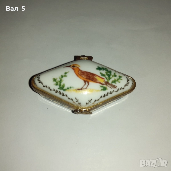 Изящна порцеланова кутийка DEL PRADO . Порцелан, снимка 1