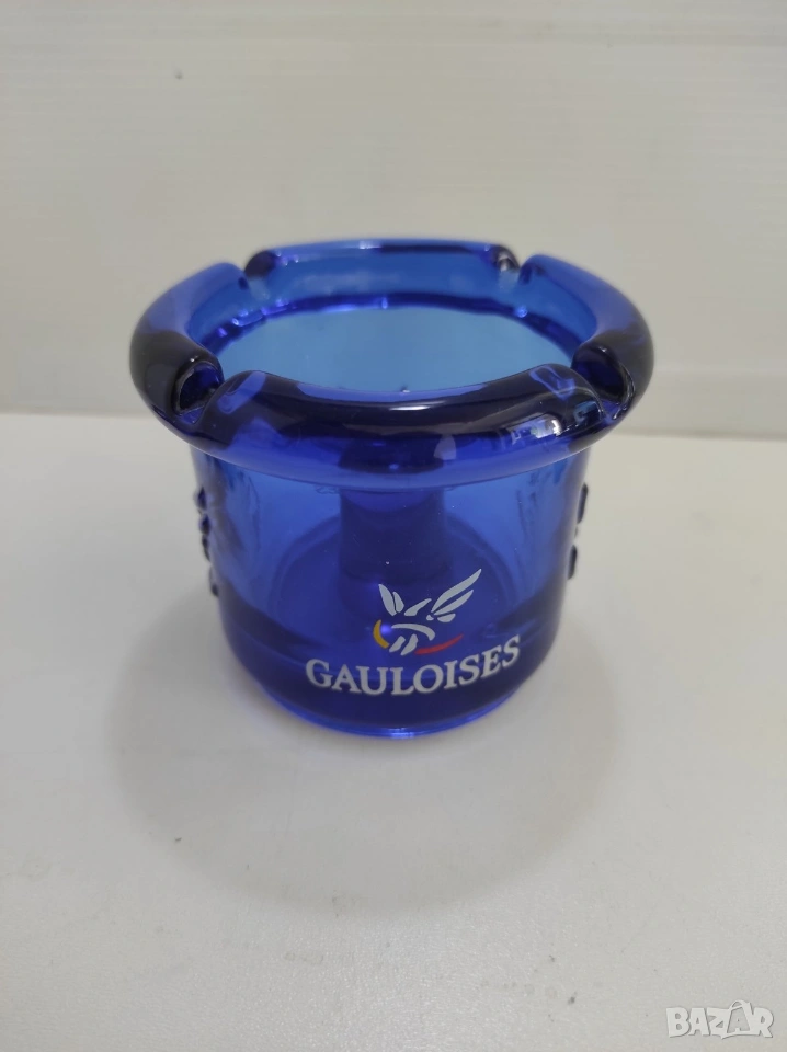оригинален френски пепелник на марката gauloises, снимка 1