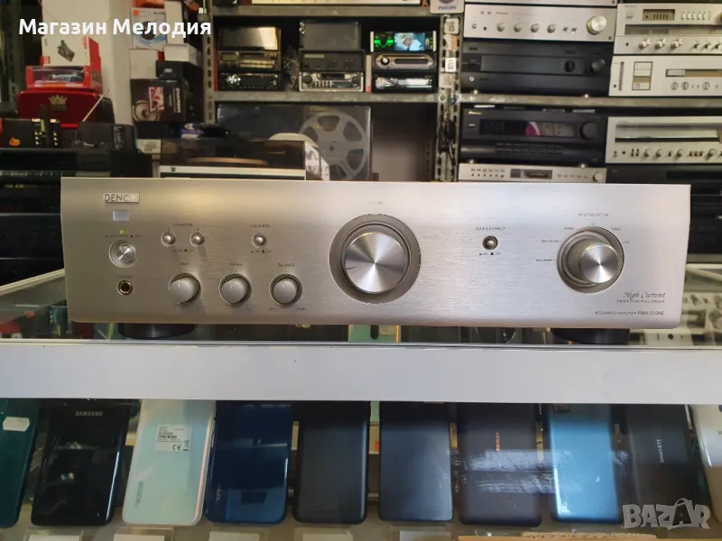 Усилвател DENON PMA-510AE Две по 70 вата на 4 ома.  В отлично техническо и визуално състояние., снимка 1