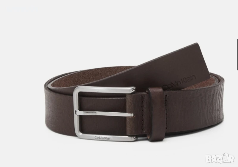 Оригинален, мъжки колан на Calvin Klein! Естествена кожа , снимка 1