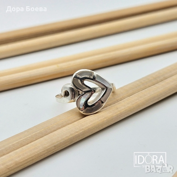 Сребърен пръстен: "Елмарис", снимка 1