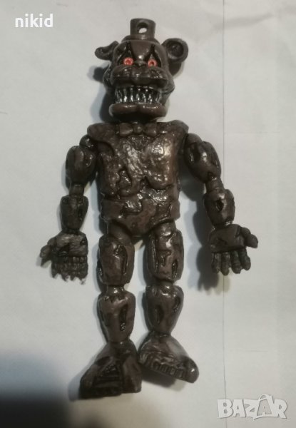 Five Nights at Freddy's Freddy Фреди нощи светещ пластмасова фигурка играчка игра фигурки, снимка 1