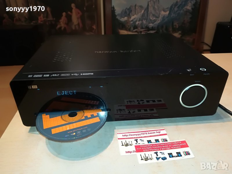 HARMAN/KARDON HS 350 USB/HDMI RECEIVER BLACK-ВНОС SWISS 1406222008, снимка 1
