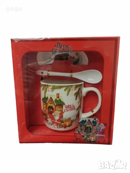 порцеланова Коледна чаша , снимка 1